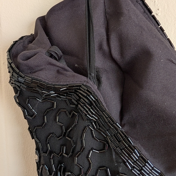 Stephen Yearick Silk Hand Beaded Sheath Mini Dress - Picture 5 of 11